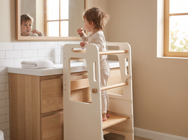À la salle de bain
