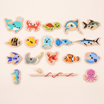 Jeu de pêche magnétique en bois - 4