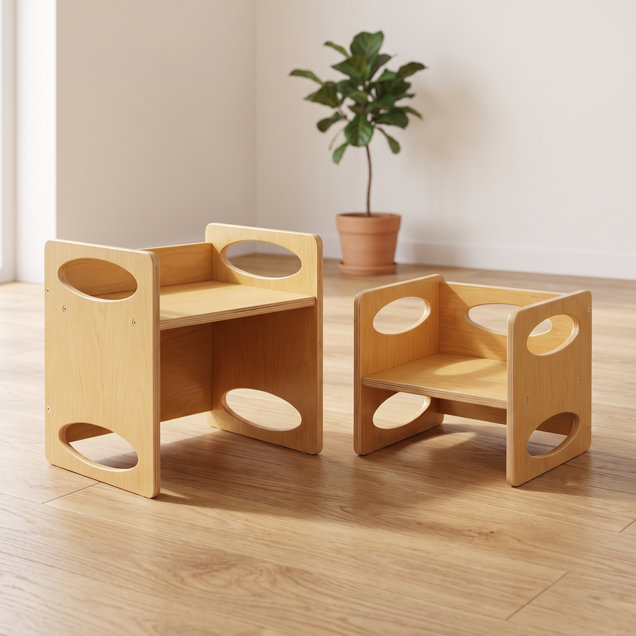Table et chaise Montessori réglable