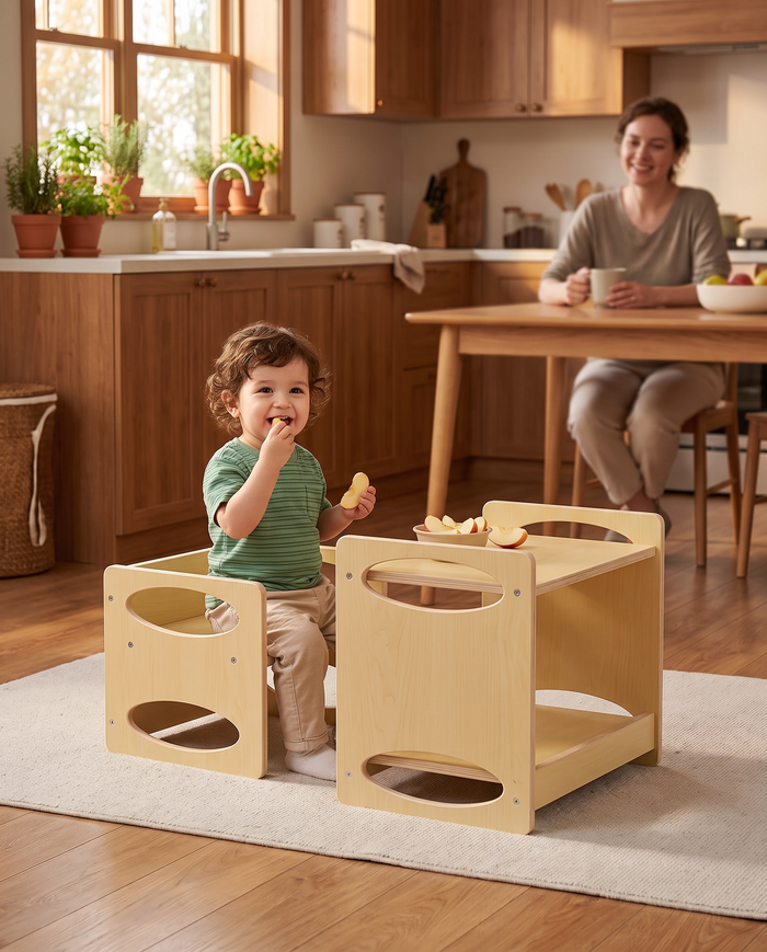 Prépare la transition vers la table familiale