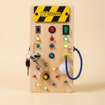 Panneau d'activités lumineux en bois - 1