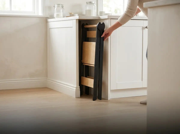 Rangée derrière la porte